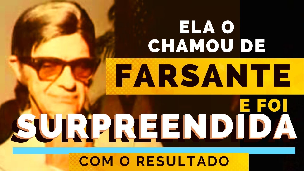 ELA O CHAMOU DE FARSANTE E FOI SURPREENDIDA COM O RESULTADO - CHICO XAVIER