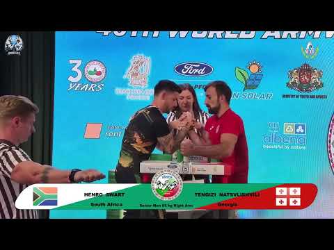 Swart Henro vs Natsvlishvili Tengizi | Up to 65 kg | XLVI WORLD ARMWRESTLING CHAMPIONSHIP | 2025
