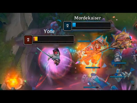 MORDEKAISER vs YONE at LVL 2 | 12.12