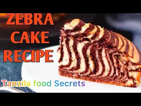 My First Video.  Zebra Cake Recipe #tanzila