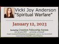 Spiritual Warfare By Vicki Joy Anderson