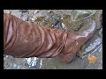 Lower East Side Riley OTK Boots Wet And Muddy