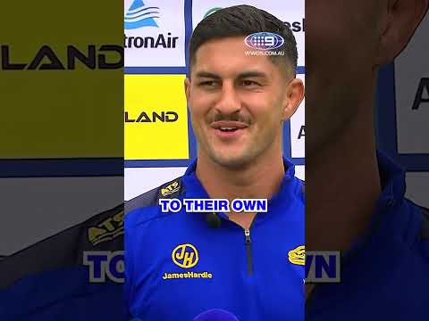 Dylan Brown faces the media after announcing his Knights move. 🗣️ #9WWOS #NRL #shorts