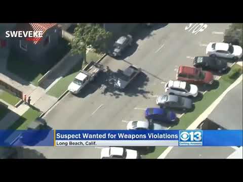 SUSPECT WANTED FOR WEAPONS VIOLATIONS IN POLICE CHASE (INSANE)