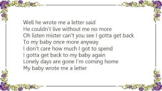 Eva Cassidy - The Letter Lyrics