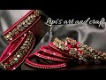 How To Make Kundan Bangles At Home Silk Thread Bangles New Design 2023 Silk Thread Bangles