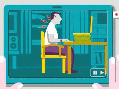 Postura correcta frente a la computadora