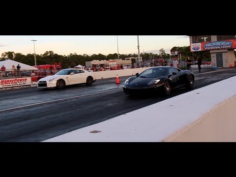 McLaren MP4-12C vs Nissan GTR - Grudge Match