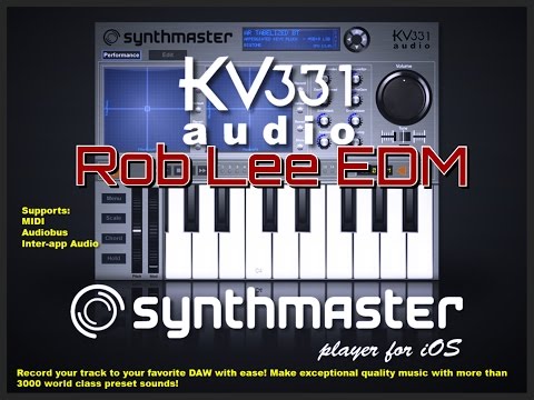 SynthMaster Player, Rob Lee EDM Expansion Packs Demo for iPad