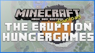 Minecraft Xbox 360 - The Eruption Active Volcano AMAZING! hungergames With Download [TU16 MAP]