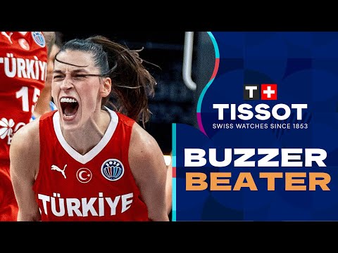 Buzzer. Overtime. Uzun! | 🚨 TISSOT Buzzer Beater | ITA vs TUR | FIBA EuroBasket Women 2025