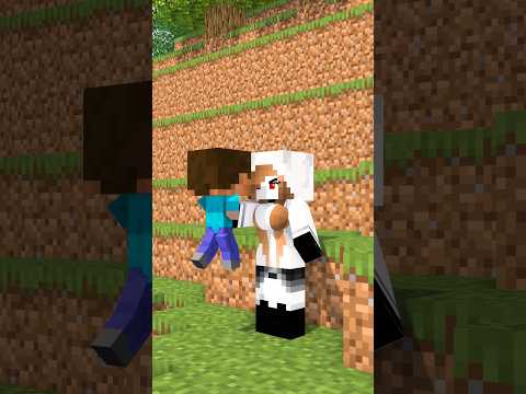 Herobrine Son VS Entity 303 Girl? #shorts #minecraft