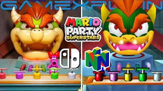 Mario Party Superstars Graphics Comparison (Switch vs. N64)