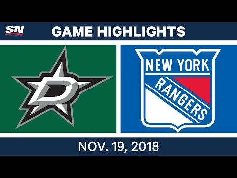 NHL Highlights | Stars vs. Rangers – Nov. 19, 2018