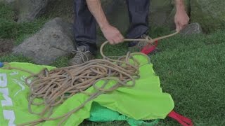 How to use a rope bag