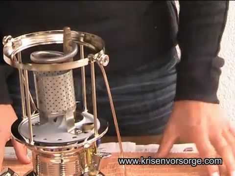 Petromax Lampe - Zünden mit dem Rapidzünder