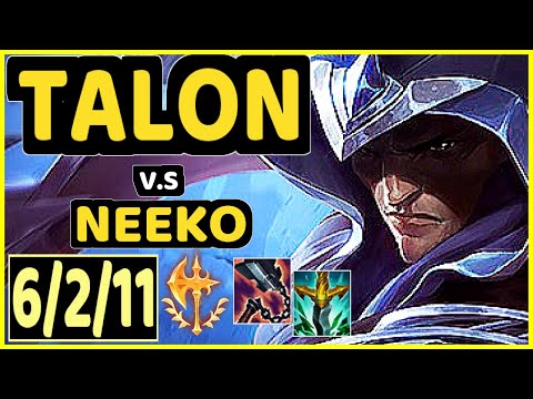 TALON vs NEEKO - 6/2/11 KDA MID GAMEPLAY - EUW Ranked MASTER
