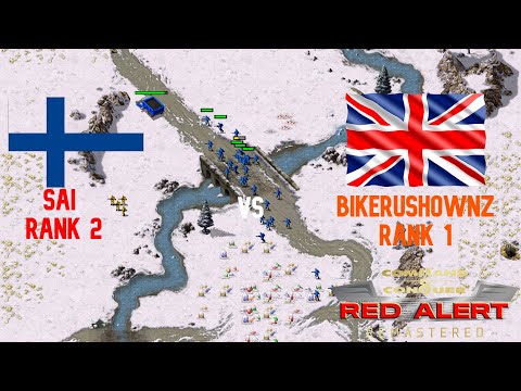 rank 1 bikeRUshownz vs Sai rank 2  Showmatch - Command and Conquer Remastered Collection Red Alert