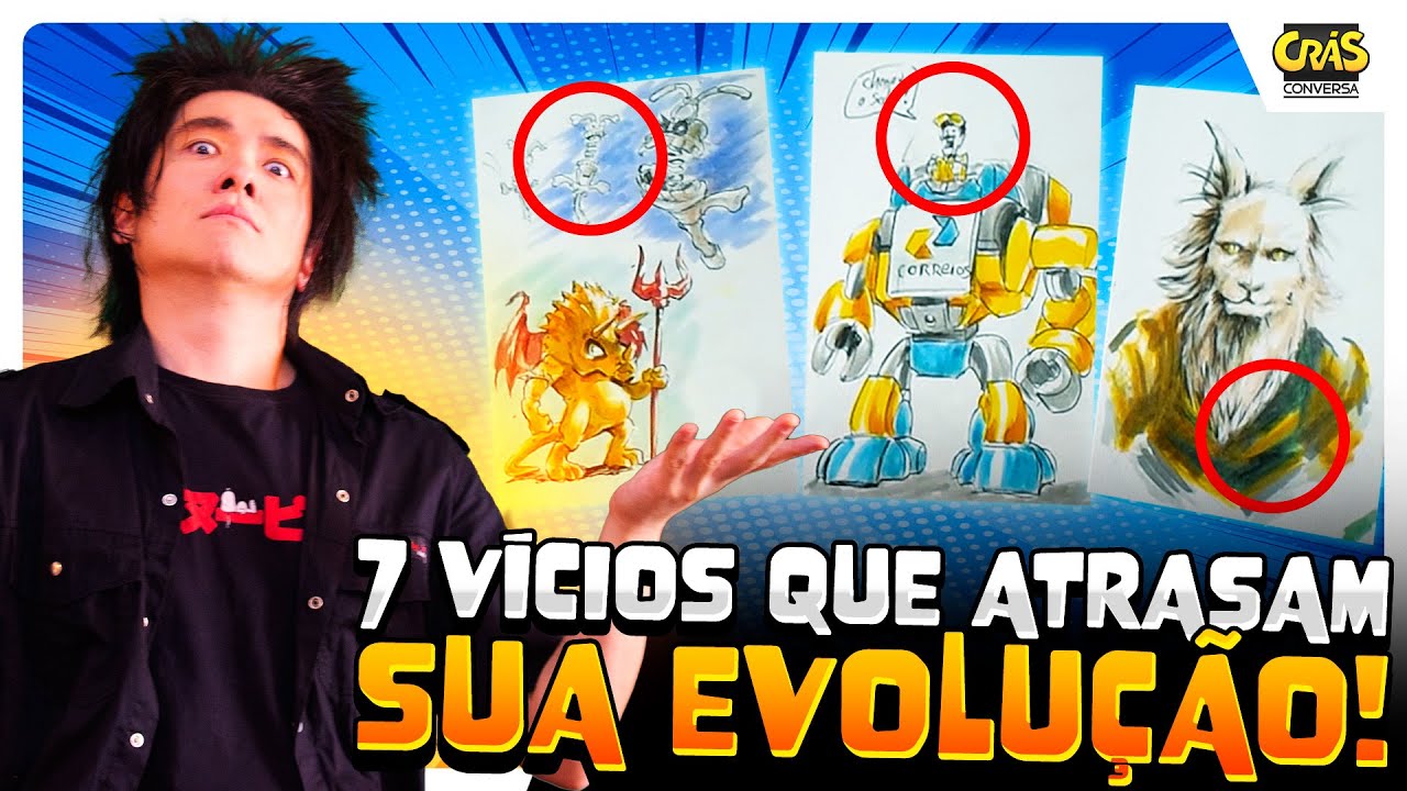 7 vícios RUINS para DESENHAR