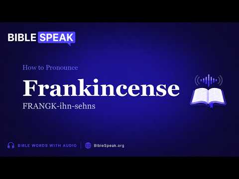 How to Pronounce Frankincense video thumbnail