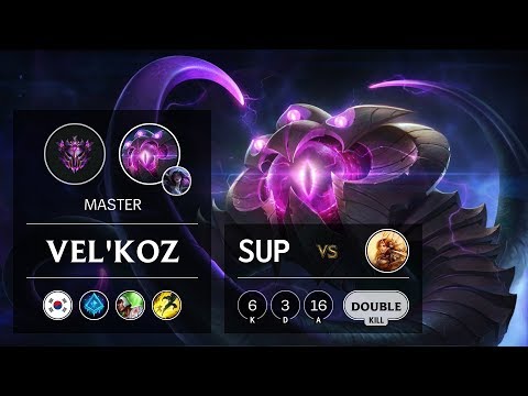 Vel'Koz Support vs Leona - KR Master Patch 9.21