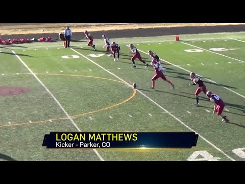 Logan Matthews, a Kicker from Ponderosa High in Colorado, is on Several Colleges&#039; Radars