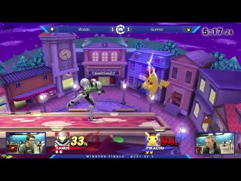 The Smash Lab 120 Winners Finals- Waldo (Samus) vs Gunner (Pikachu)