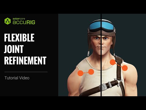 Flexible Joint Refinement in Free Auto-Rigger for 3D Character Rigging | AccuRIG