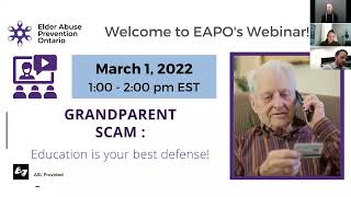 Grandparent Scam: Education is your best defense!