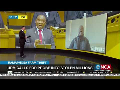 Ramaphosa farm theft UDM calls for probe into stolen millions