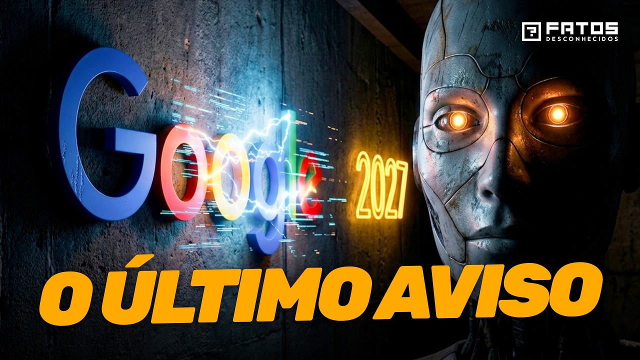 O Alerta do Google para 2027: Por que eles estão com medo da própria criação?