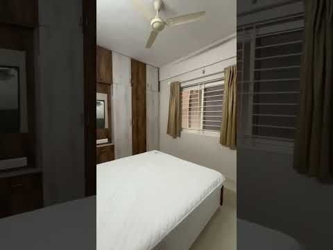 Video thumbnail for A203: Fully furnished 1 BHK Flat for rent in Whitefield | Kots Deux