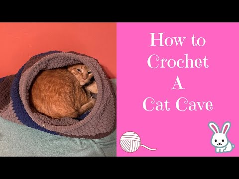 How to Crochet a Cat Cave