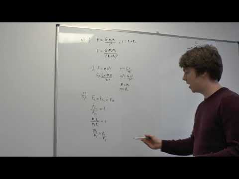 Mechanics of a binary star system