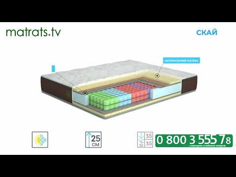 Огляд ортопедичного матраца Скай / Sky