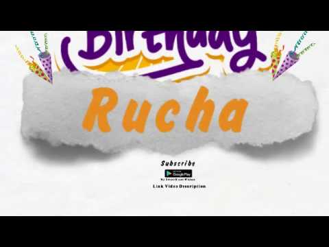 Happy Birthday Rucha