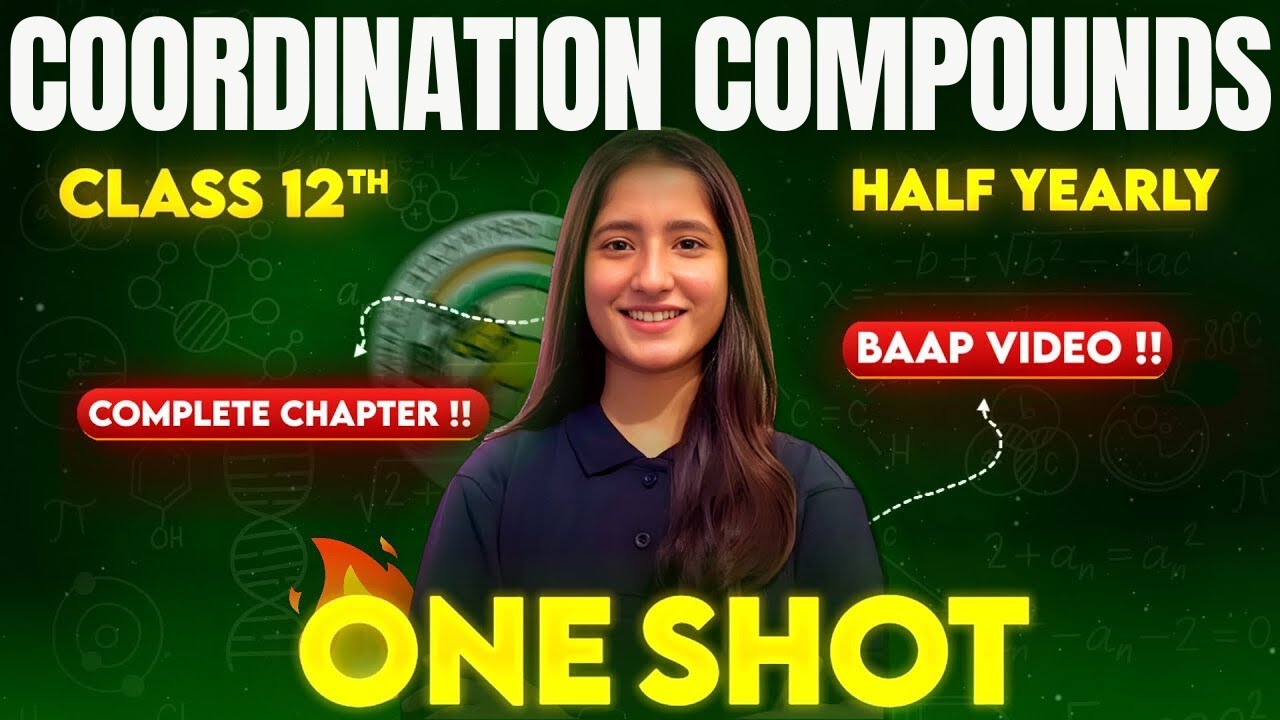 Coordination Compounds in 1 shot | ISC Class 12 | Chemistry | 2024-25 | QUESTIONS यही से आएंगे