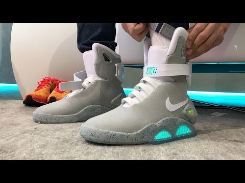 We wear-test the self-lacing Nike MAG. It's awesome!