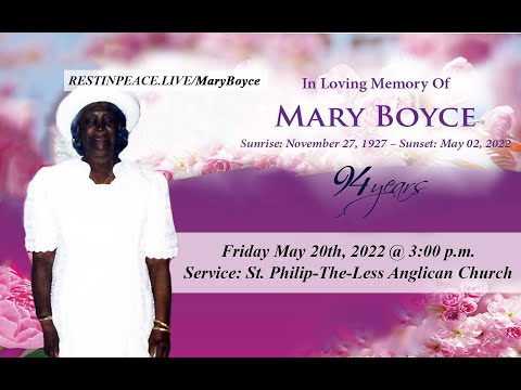 Live Stream for Mary Boyce