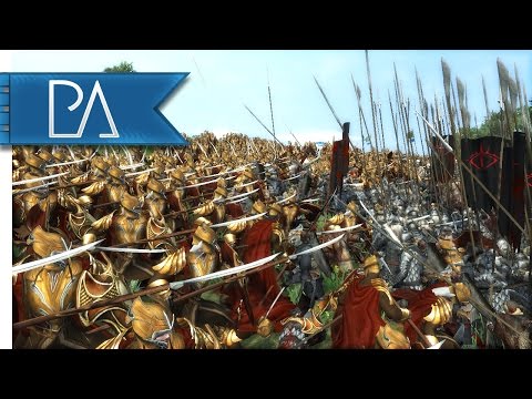 Battle of Mirkwood: Rise of the Necromancer - Third Age Total War Mod Gameplay