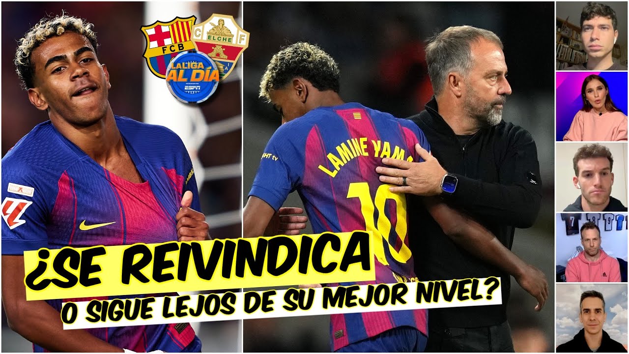 LAMINE YAMAL, LEJOS de su MEJOR VERSIÓN en BARCELONA | La Liga al Día