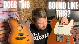 Discovering the Fender Acoustasonic Electric sounds