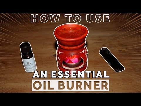 Part of a video titled How to Use An Essential Oil Burner - YouTube