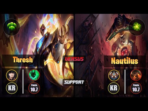Kellin THRESH (Support) [Guardian] VS NAUTILUS - Challenger KR Patch 10.7