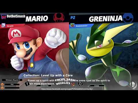 Focus Sash Online Weekly #10 - Grade (Mario) vs. Emblemier (Greninja) [WR3]