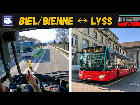 🚌 Cab ride : Train replacement Biel/Bienne ↔ Lyss with VB/TPB