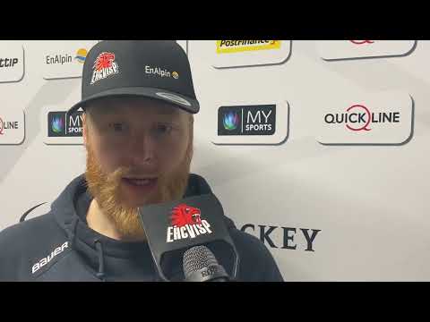 Interview mit Linus Klasen zum Spiel EHC Visp - EHC Winterthur (9:1)