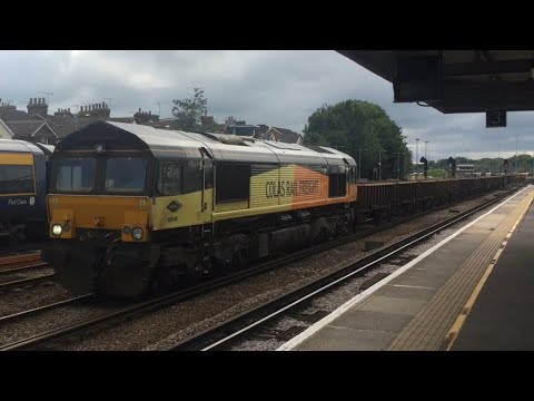 Colas Rail Freight 66848 Hauling Coalfish Wagons And JNA 3/7/21