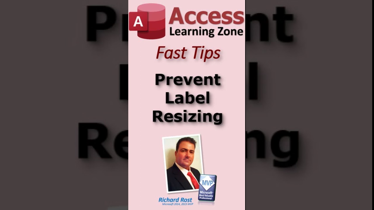 Prevent a Label from Resizing After you Edit the Caption Property in Microsoft Access Forms