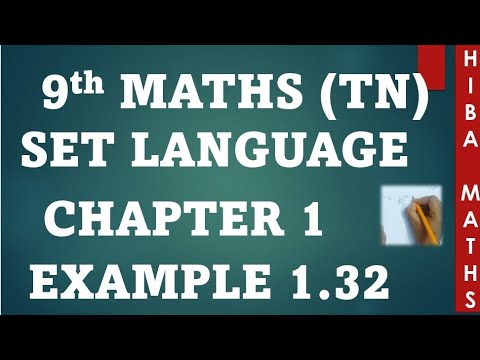 9th maths chapter 1 example 1.32 tn samacheer hiba maths